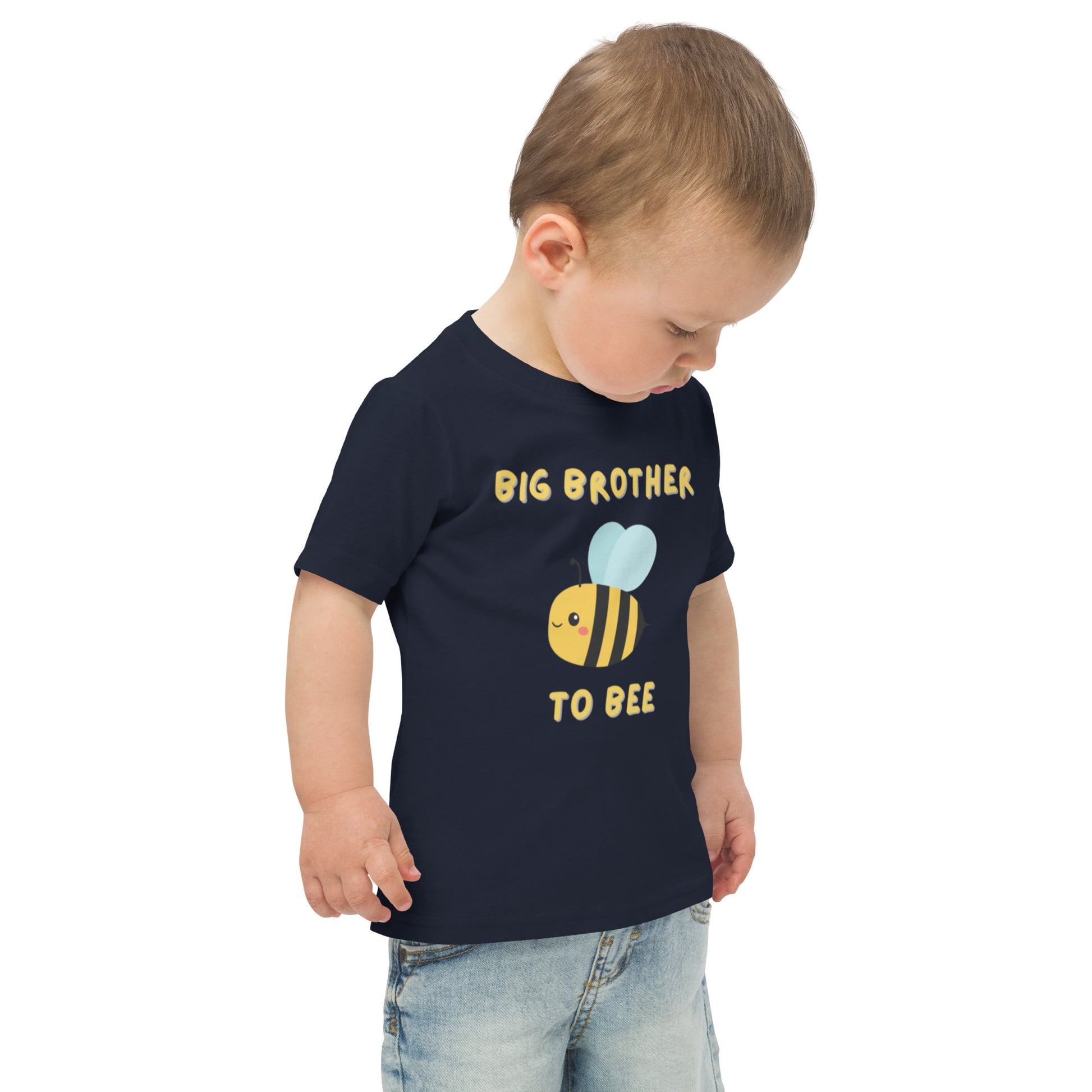 Big Brother T-shirt - Big Brother to Bee navy