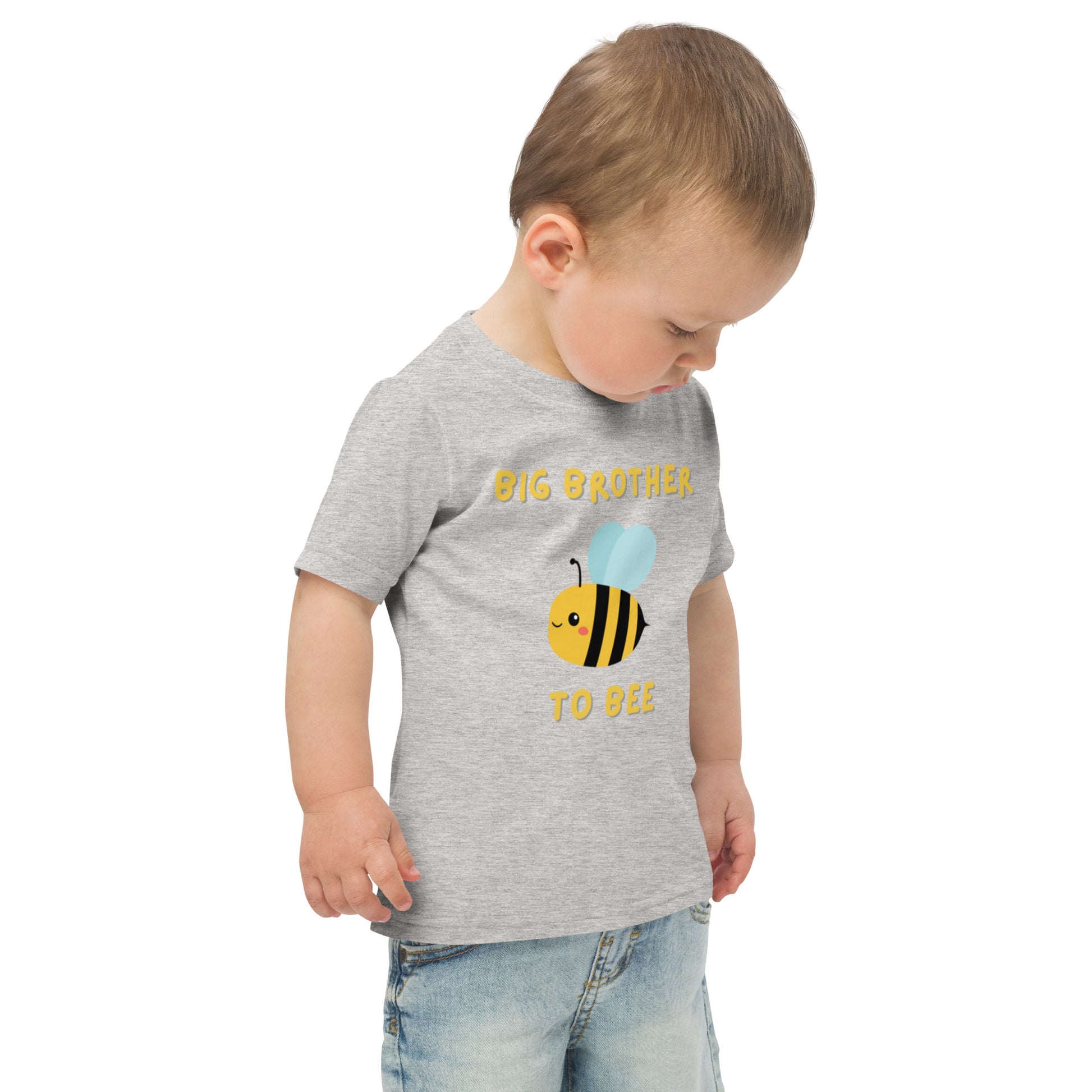 Big Brother T-shirt - Big Brother to Bee grå