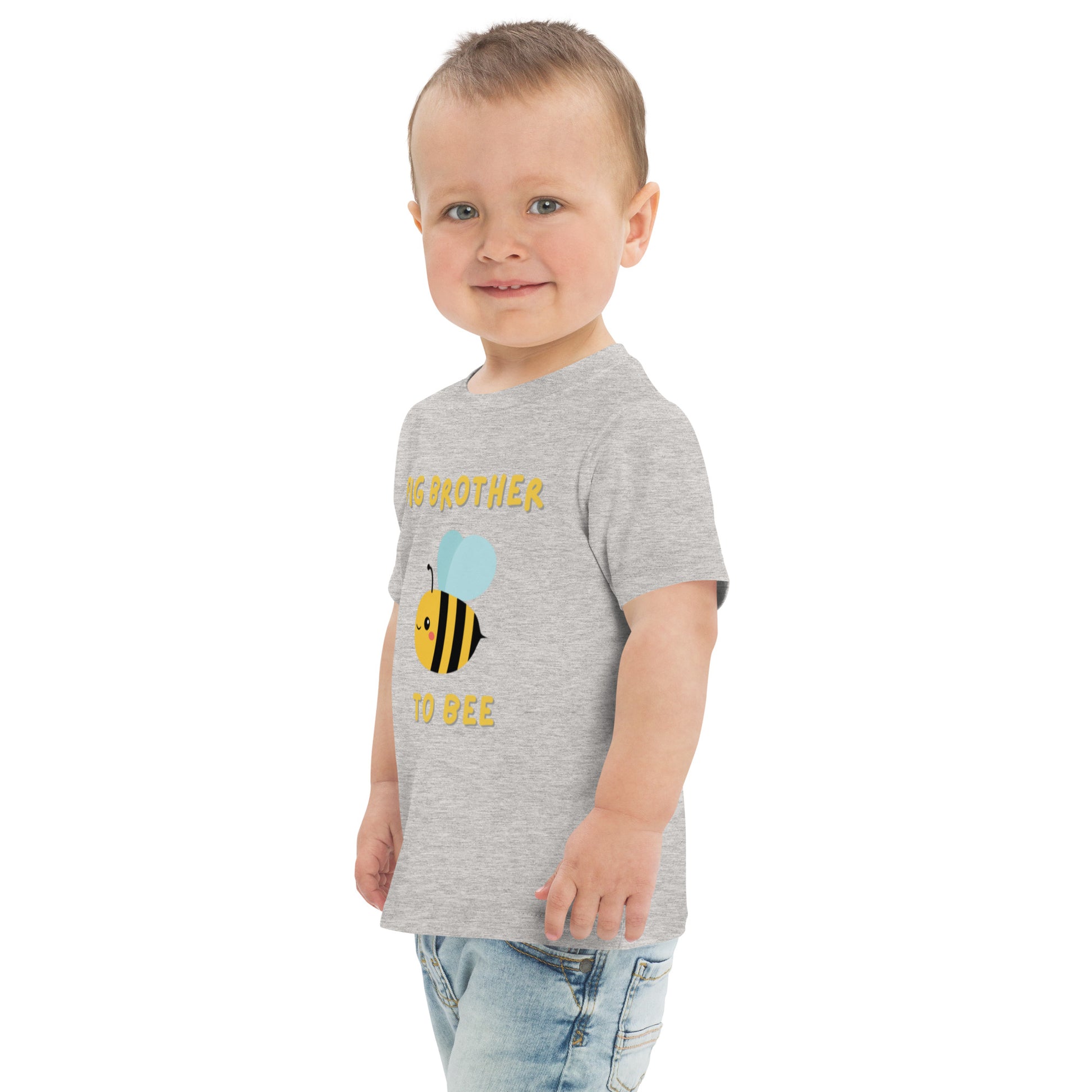 Big Brother T-shirt - Big Brother to Bee grå