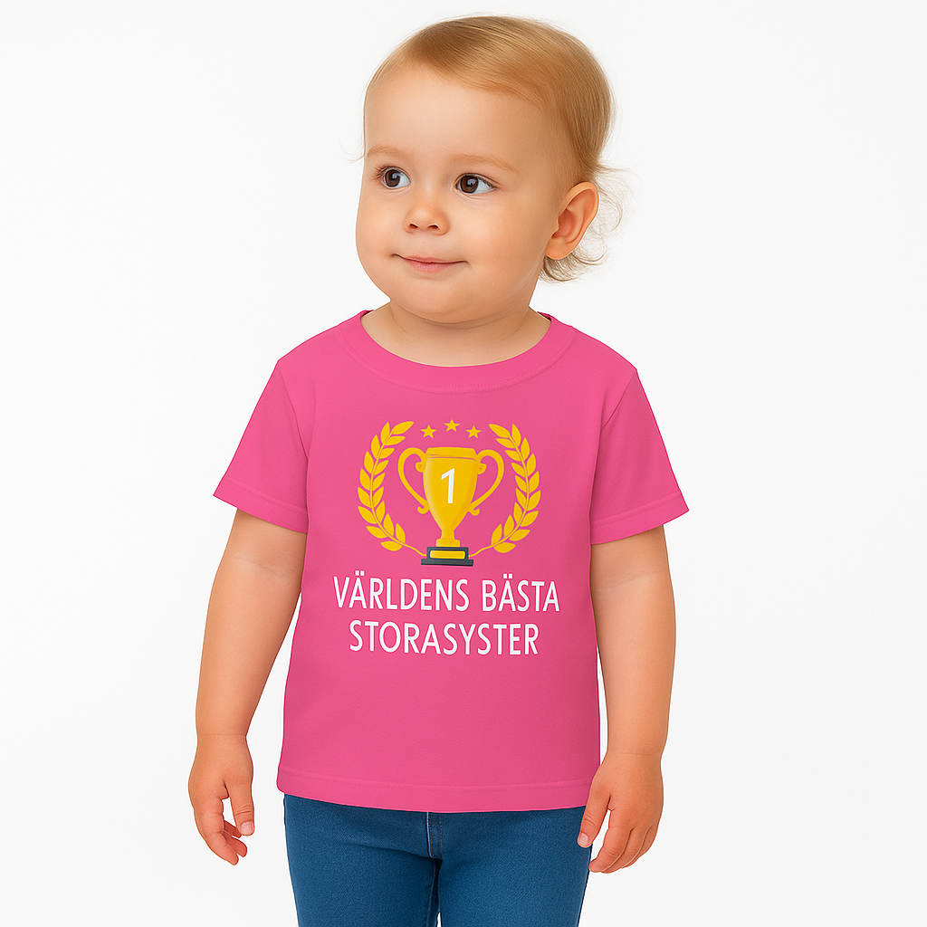 Världens Bästa Storasyster T-shirt - Trophy