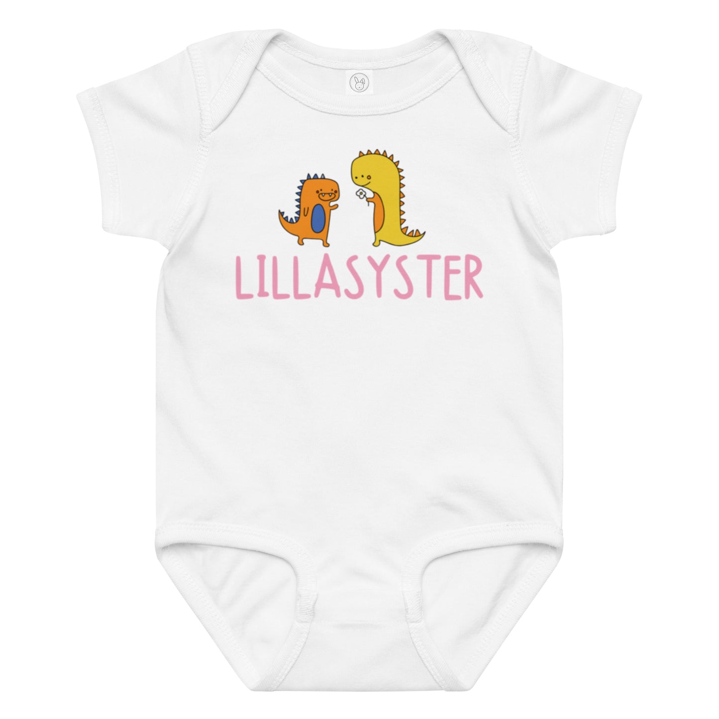 Lillasyster Body - Dino vit