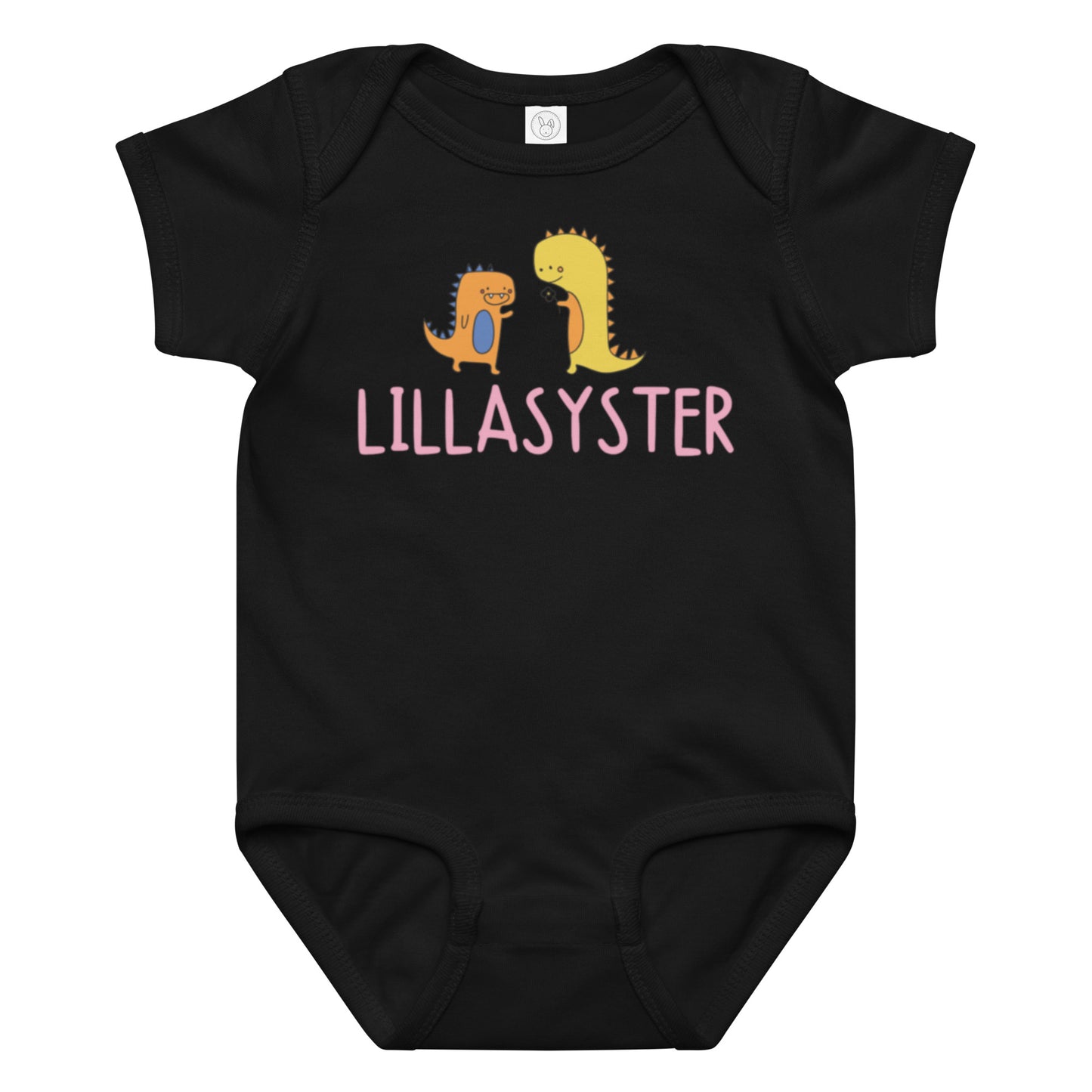Lillasyster Body - Dino svart