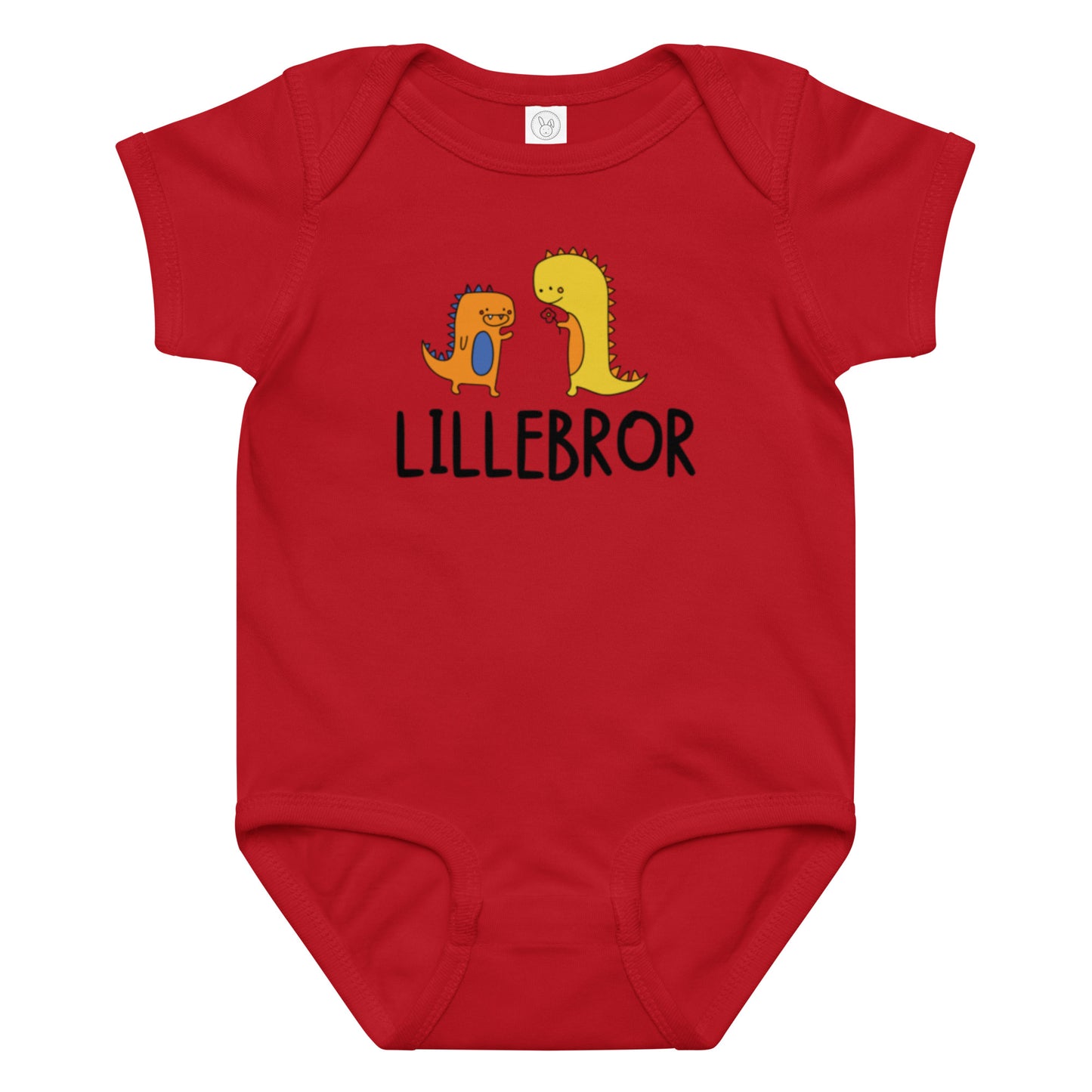Lillebror Body - Dino röd
