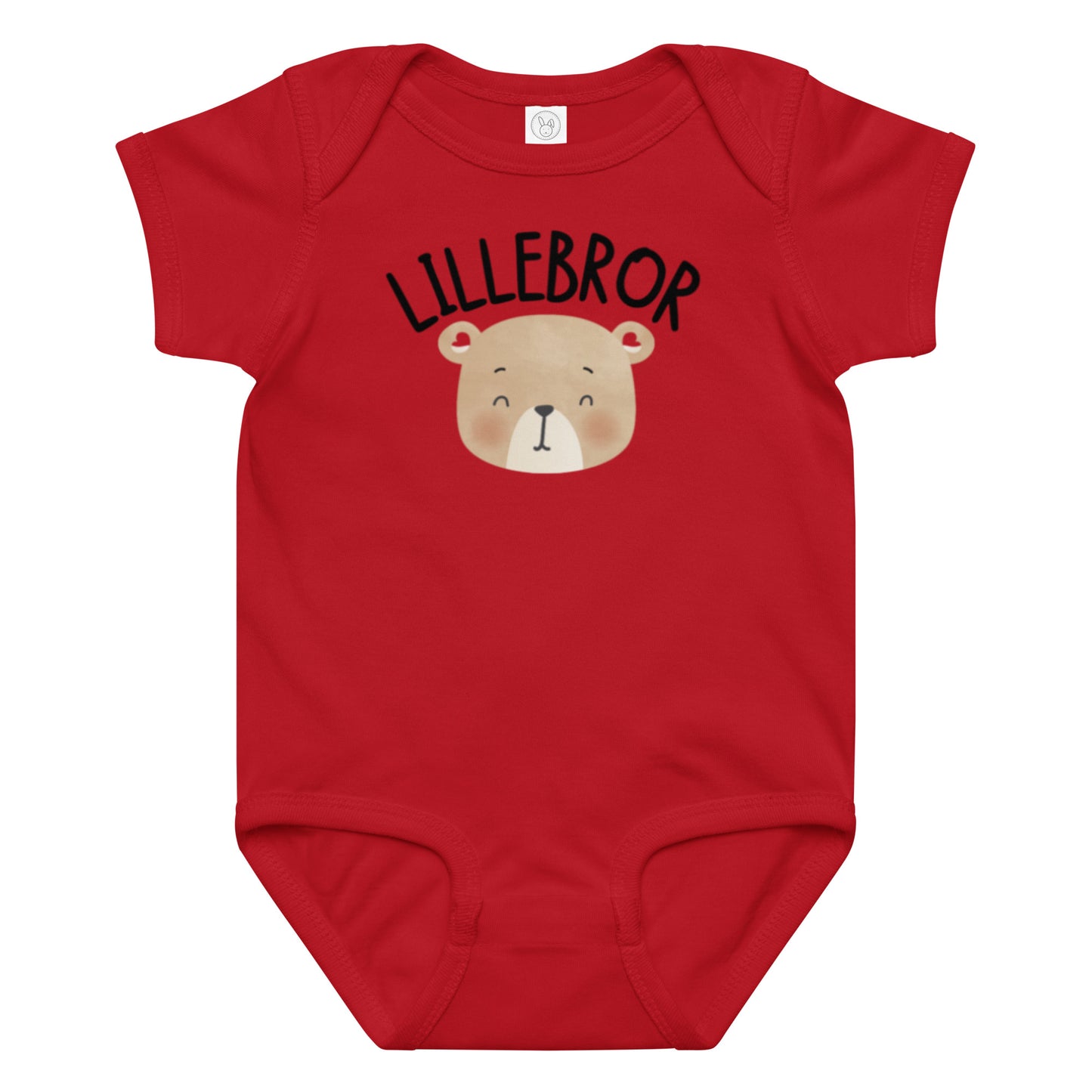 Lillebror Body - Teddy röd