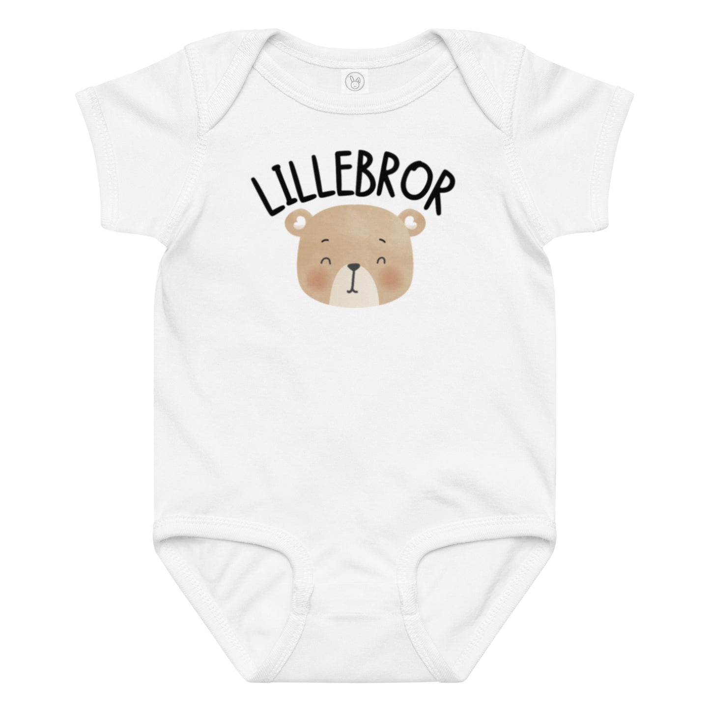 Lillebror Body - Teddy vit