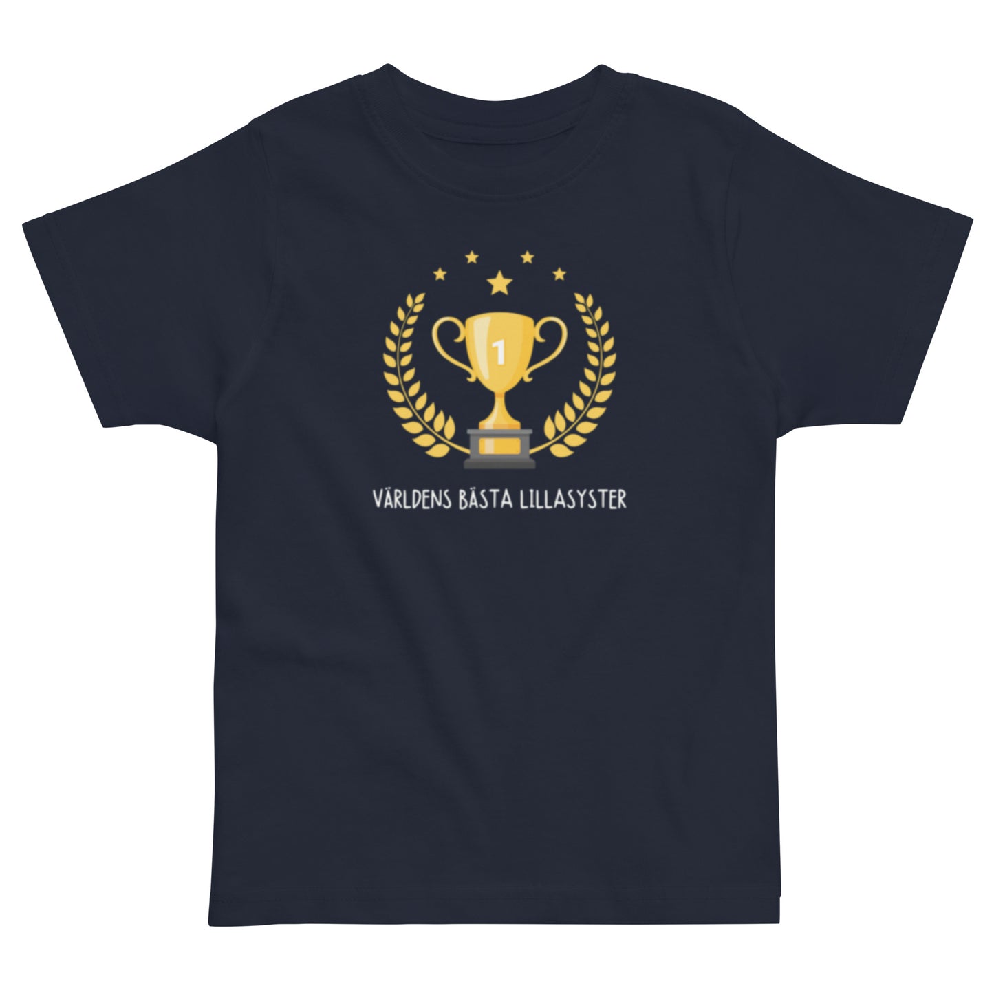 Världens Bästa Lillasyster T-shirt navy