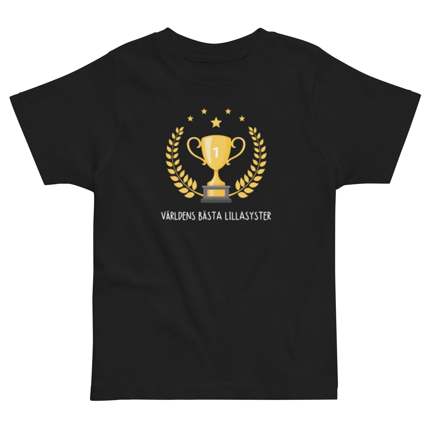 Världens Bästa Lillasyster T-shirt svart