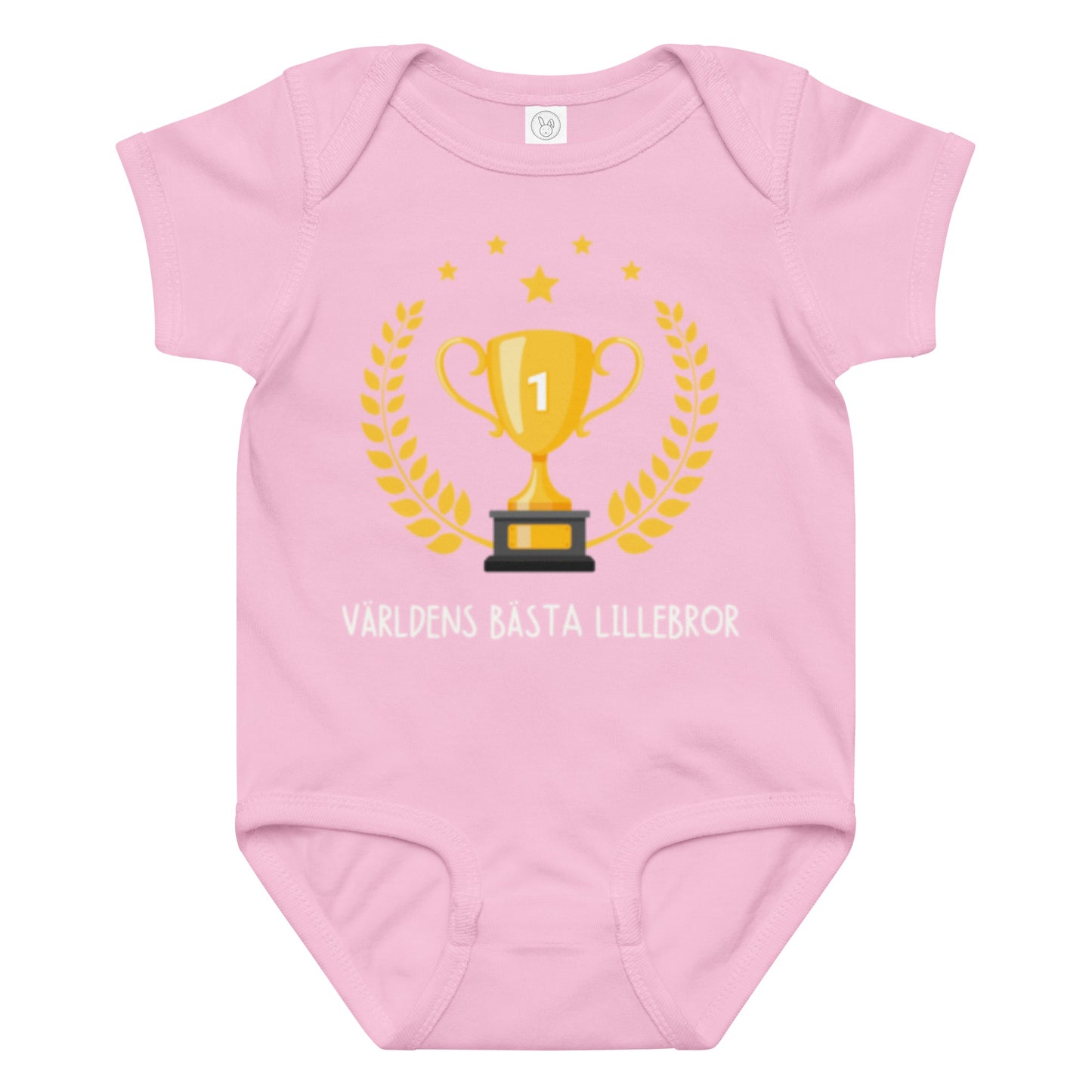 Världens Bästa Lillebror Body rosa