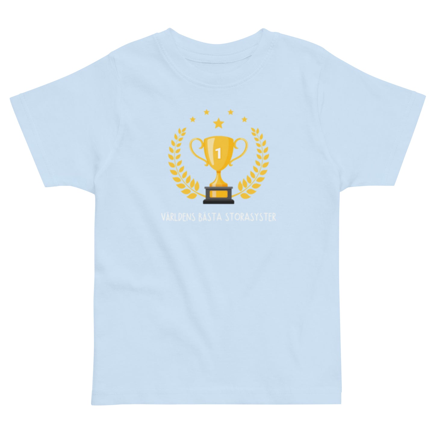 Världens Bästa Storasyster T-shirt ljusblå
