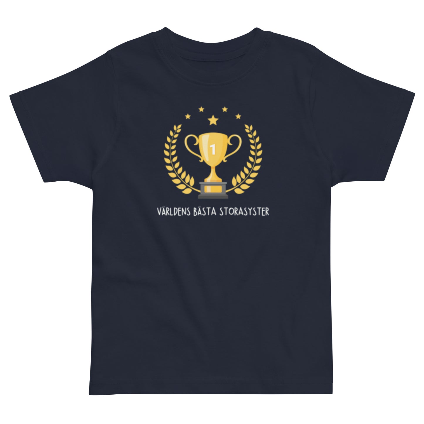 Världens Bästa Storasyster T-shirt navy