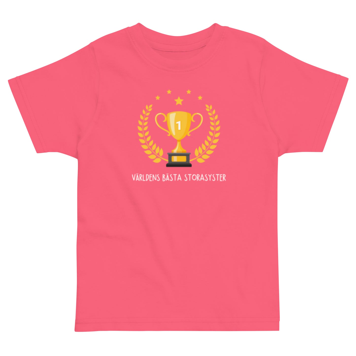 Världens Bästa Storasyster T-shirt rosa
