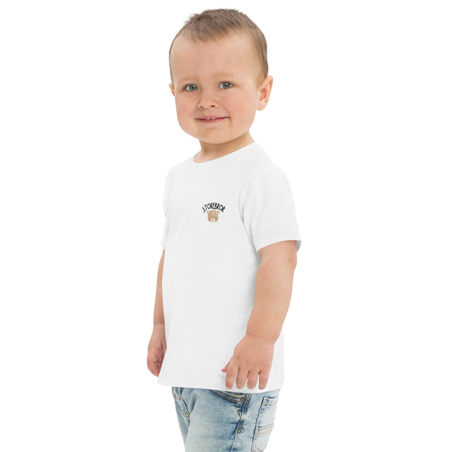 Storebror T-shirt - Teddy vit