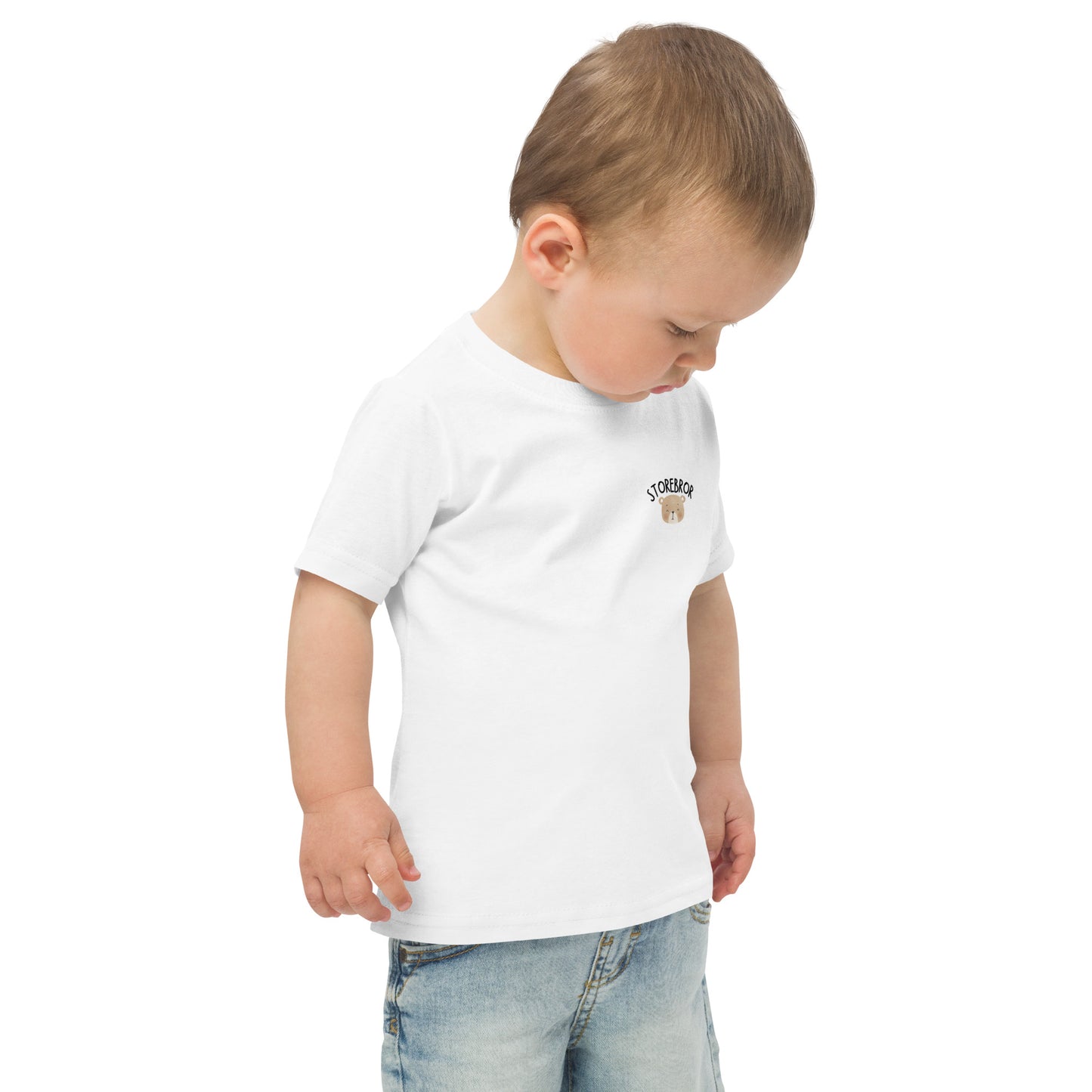 Storebror T-shirt - Teddy vit