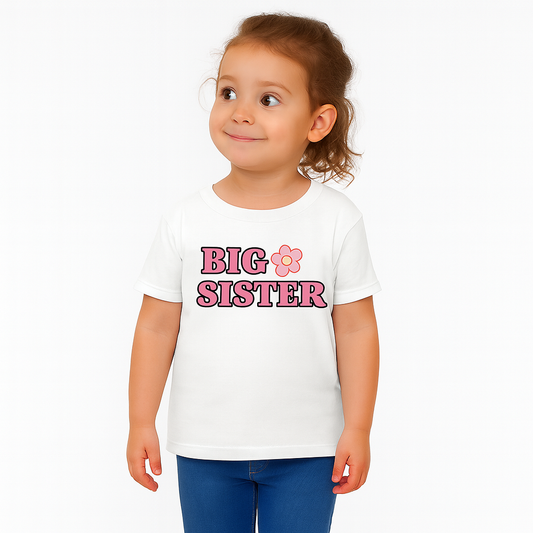 Flicka med en Big sister Tshirt