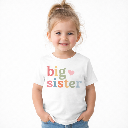 Big Sister – mjuk t-shirt för stolta storasystrar