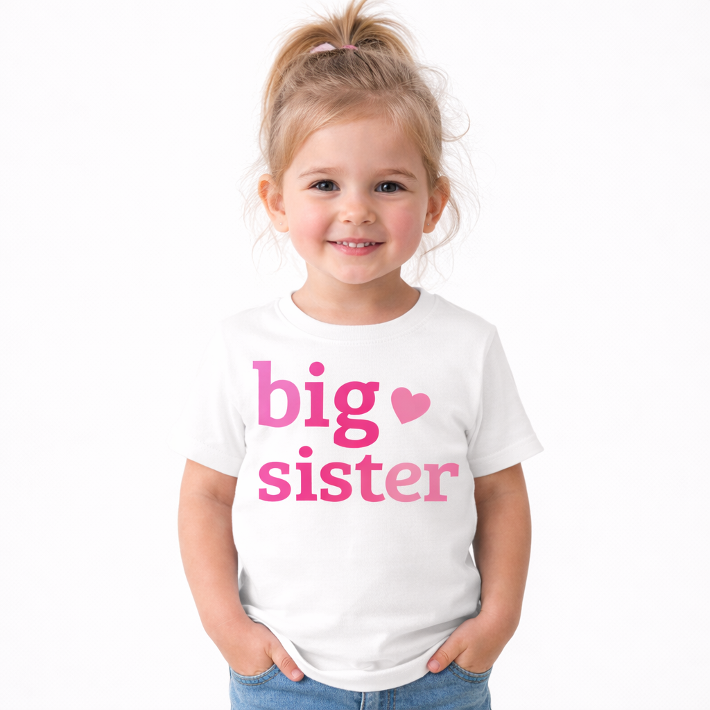 Big Sister – Rosa t-shirt