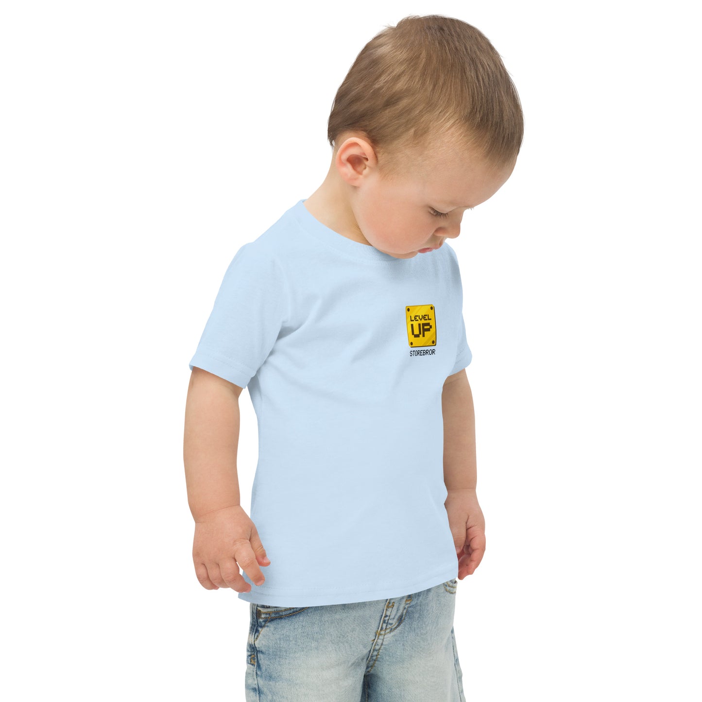 Level Up Storebror T-shirt blå 