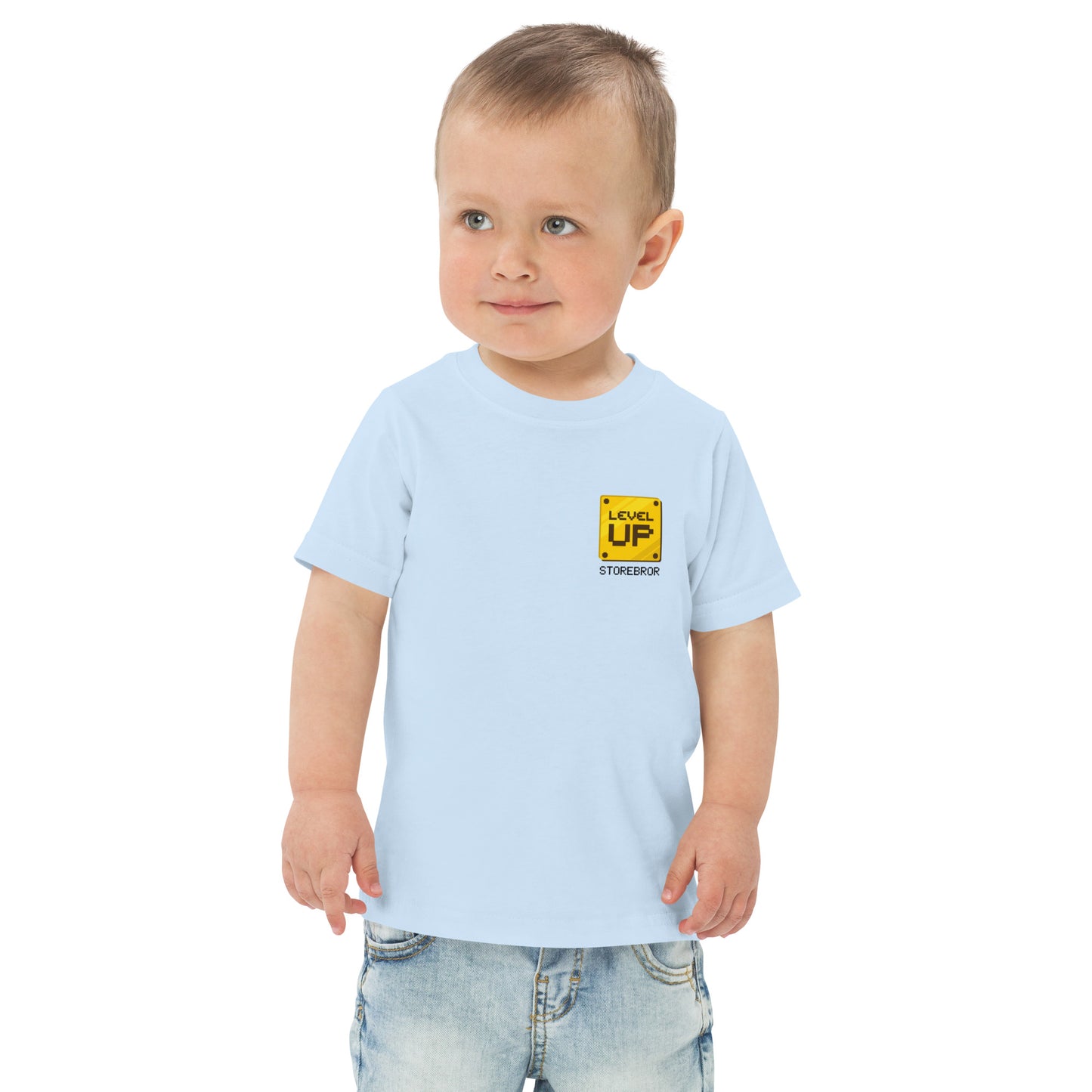 Level Up Storebror T-shirt Blå