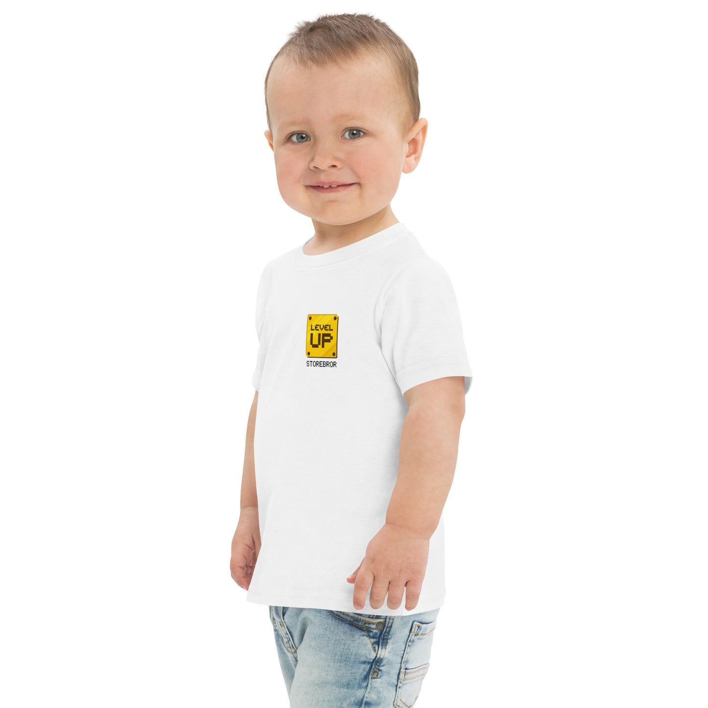 Level Up Storebror T-shirt vit