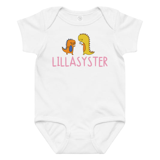 Lillasyster Body - Dino vit