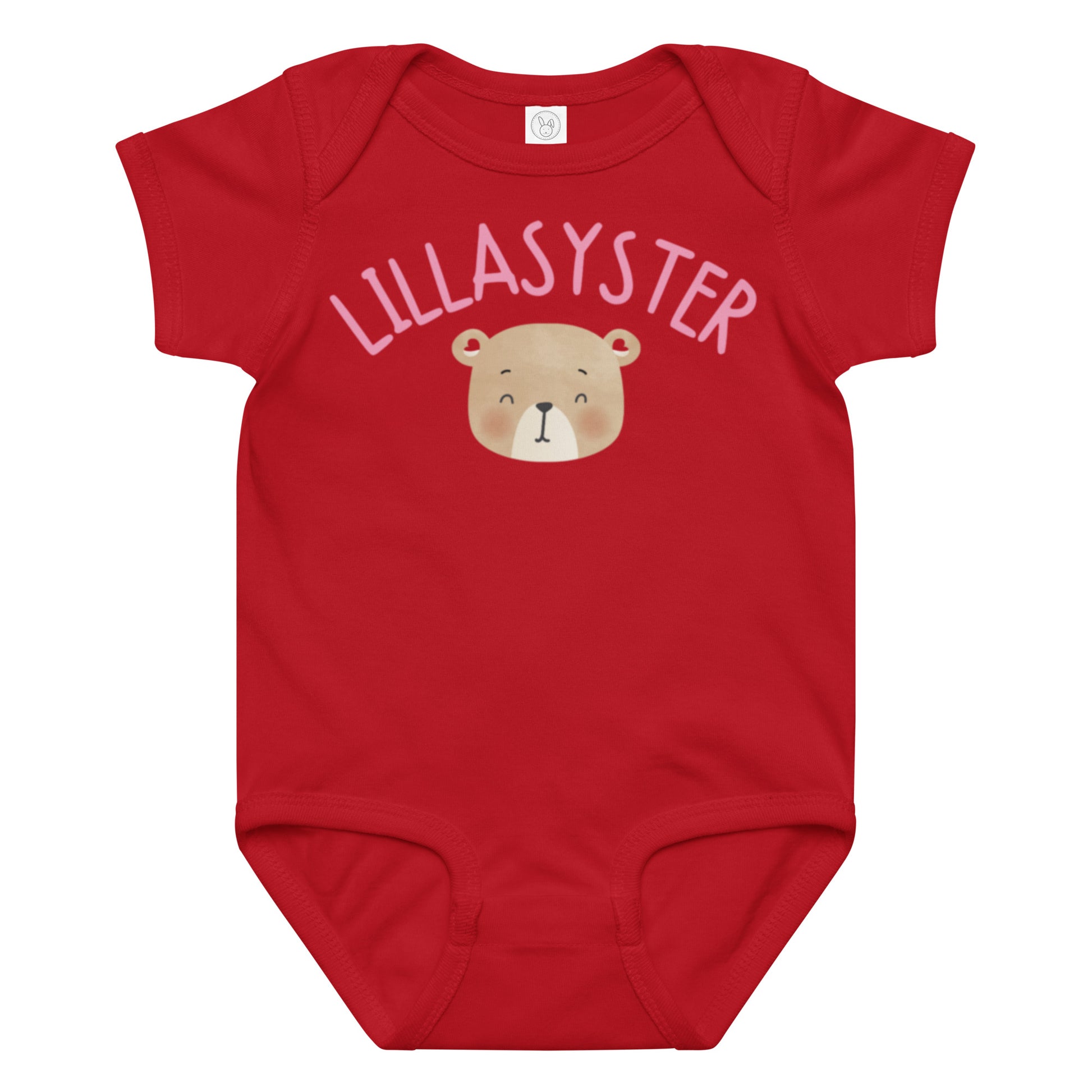 Lillasyster Body - Teddy röd