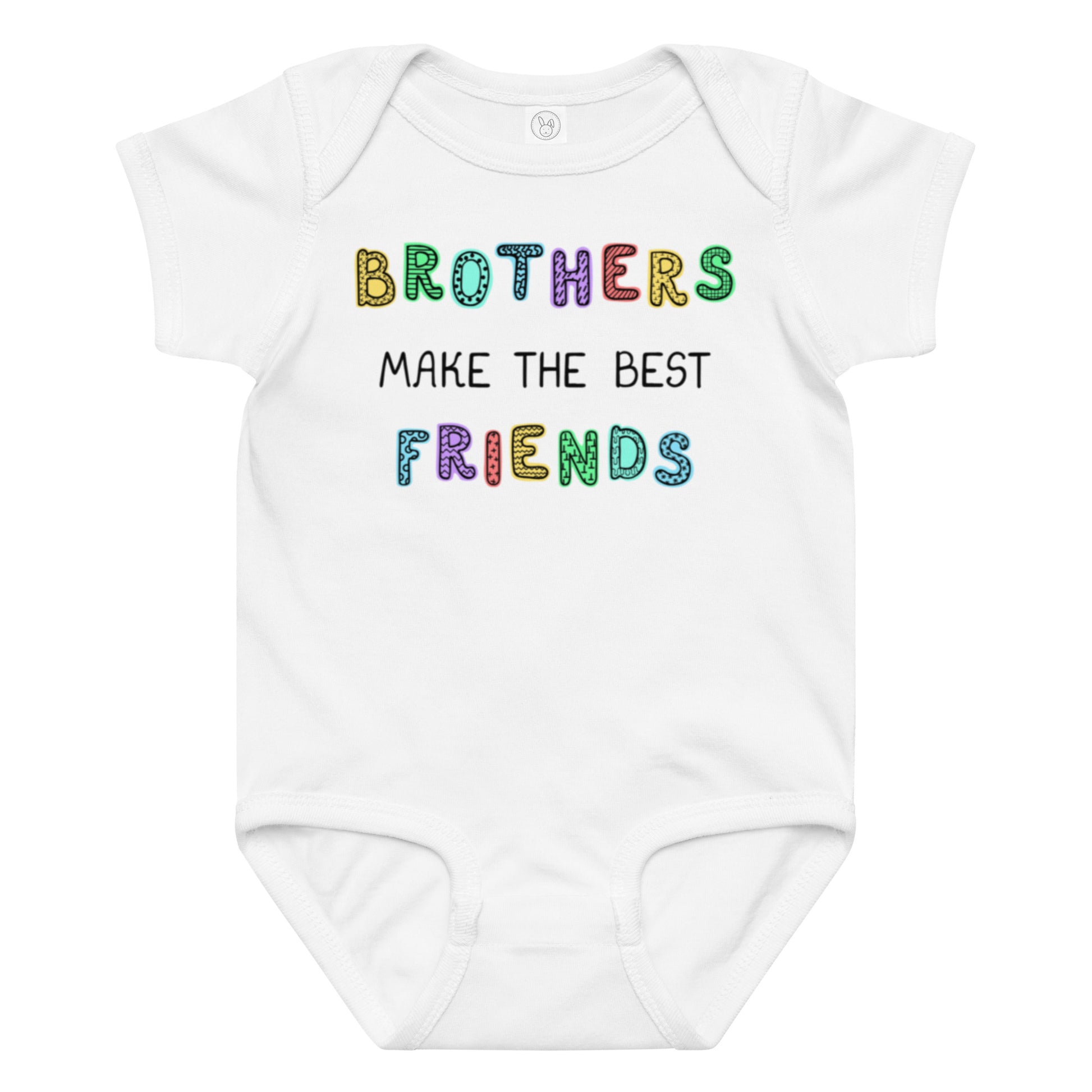 Lillebror Body - Best Friends vit