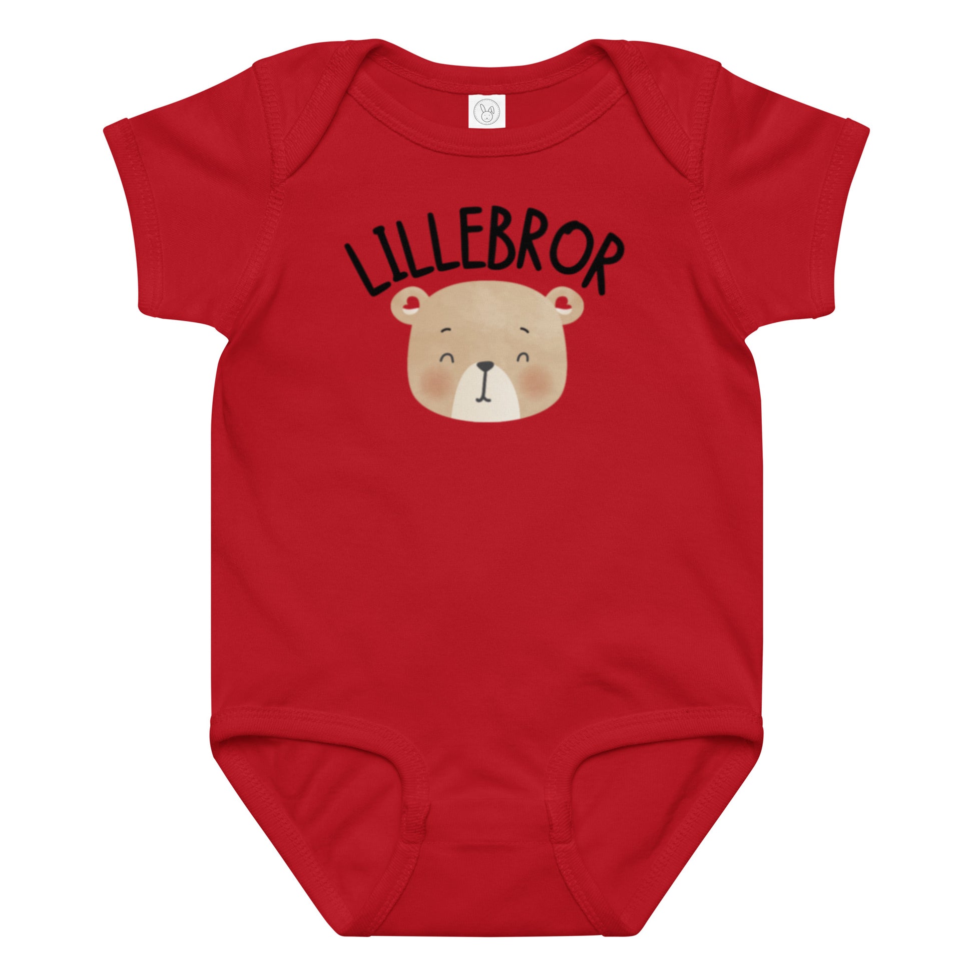 Lillebror Body - Teddy röd