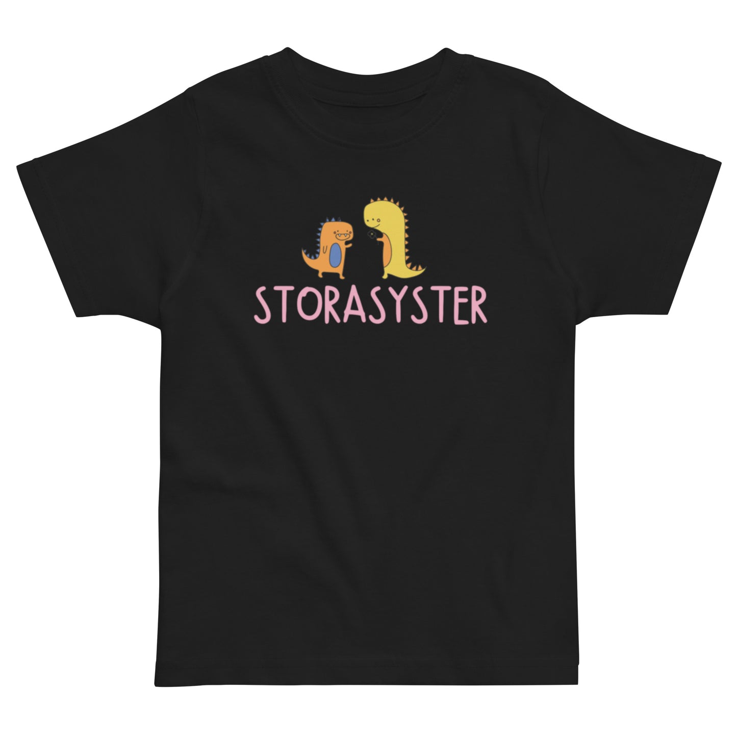 Storasyster T-shirt - Dino svart