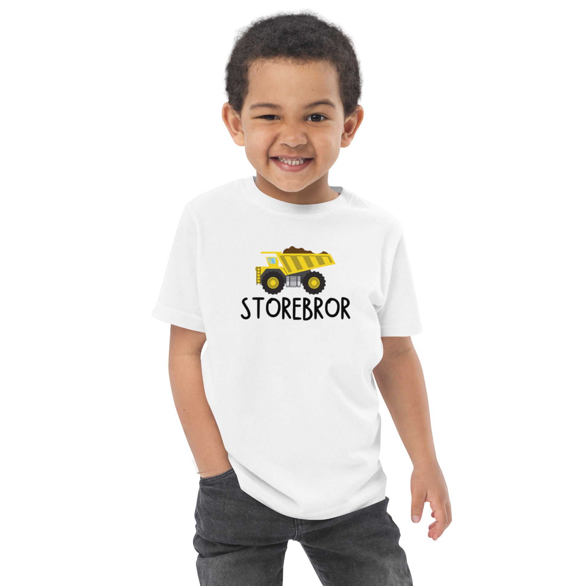 Storebror T-shirt - Truck vit