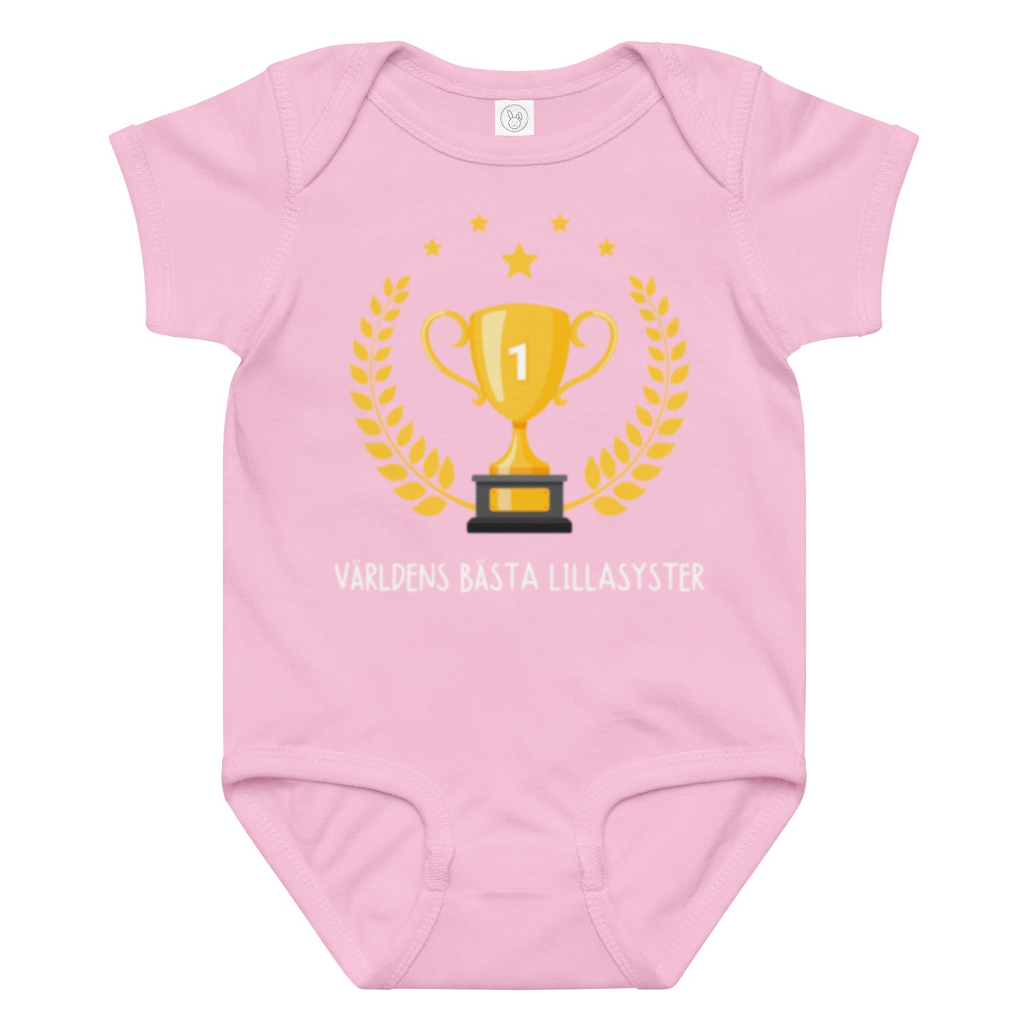 Världens Bästa Lillasyster Body - Trophy rosa