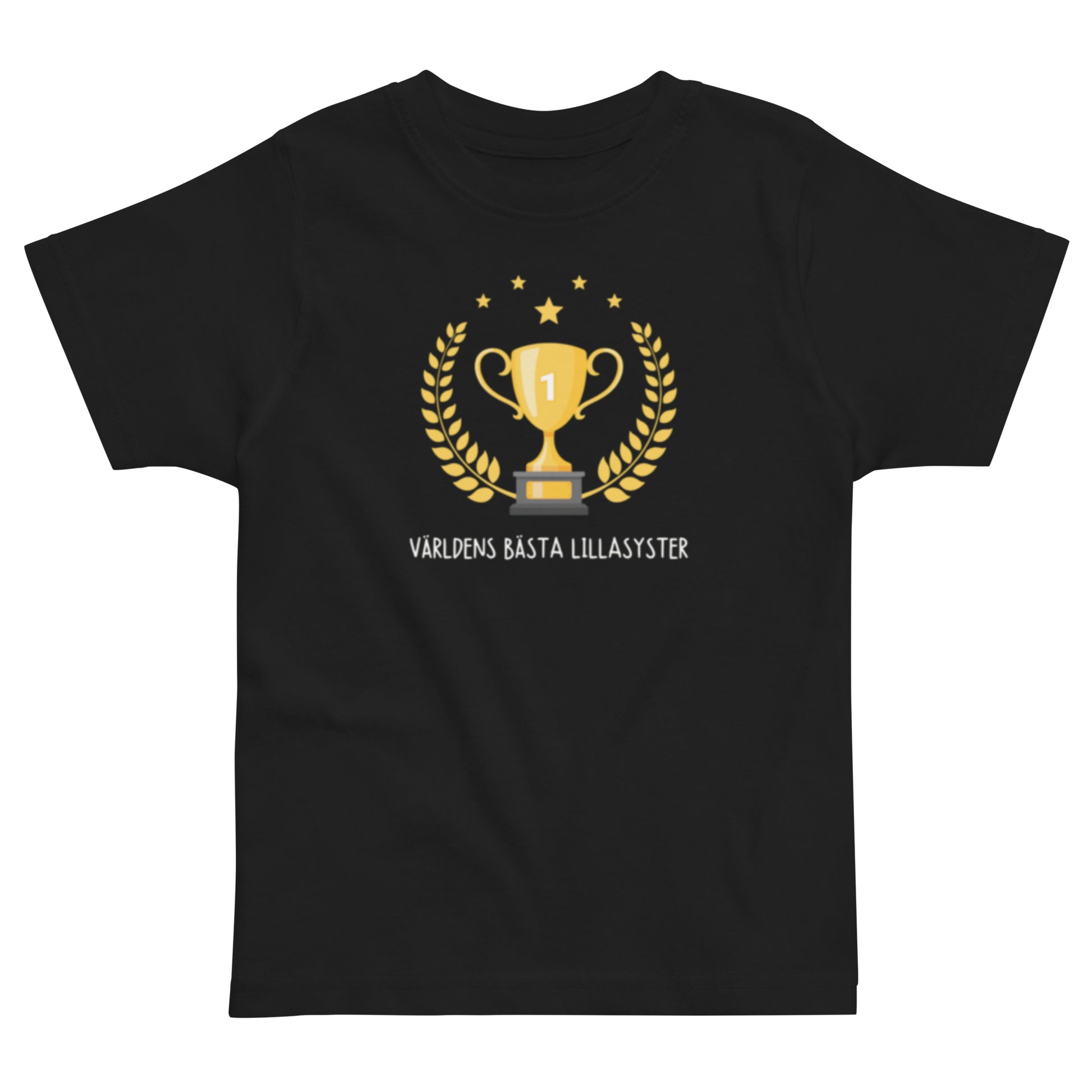 Världens Bästa Lillasyster T-shirt svart