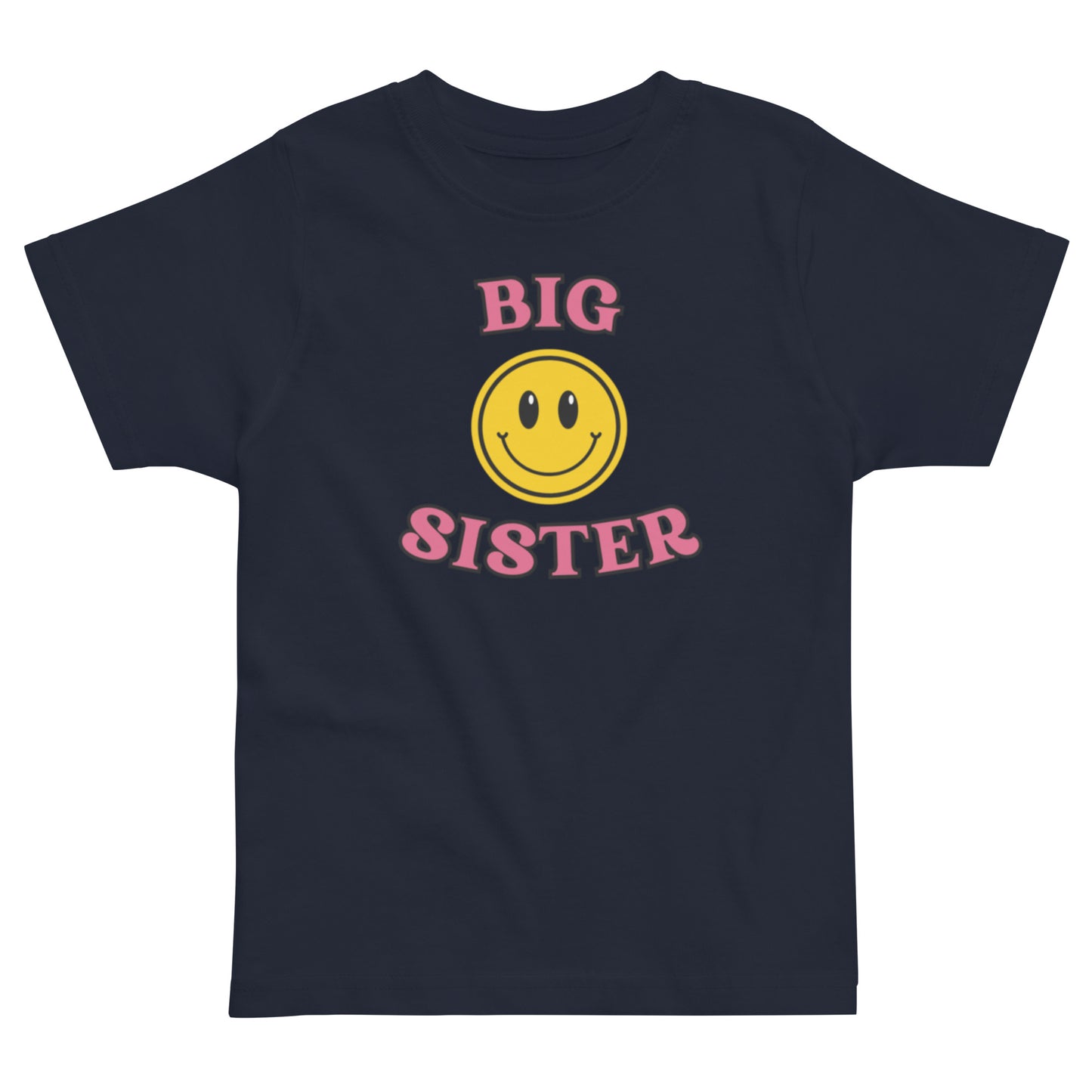 Big Sister T-shirt Smiley navy