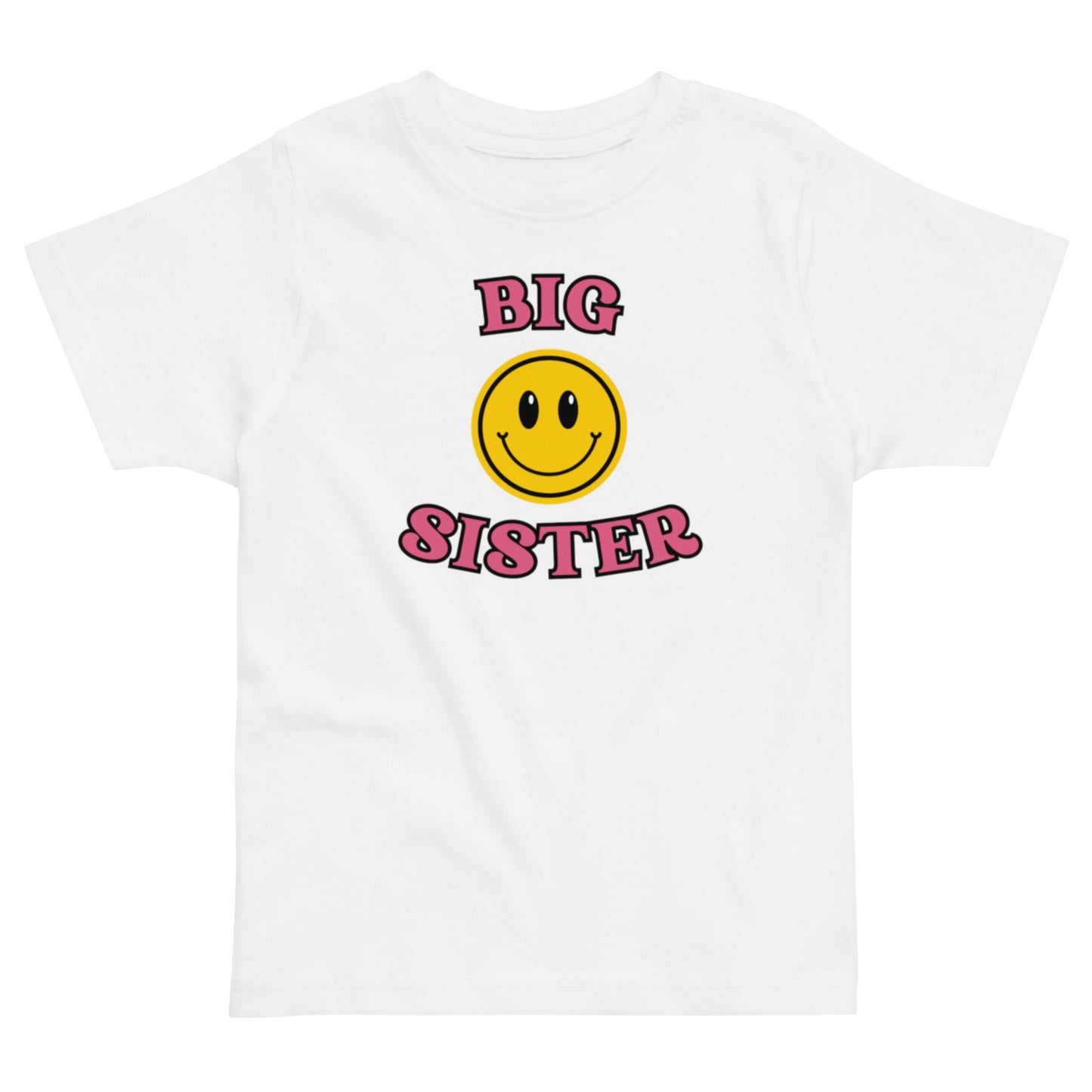 Big Sister T-shirt - Smiley vit